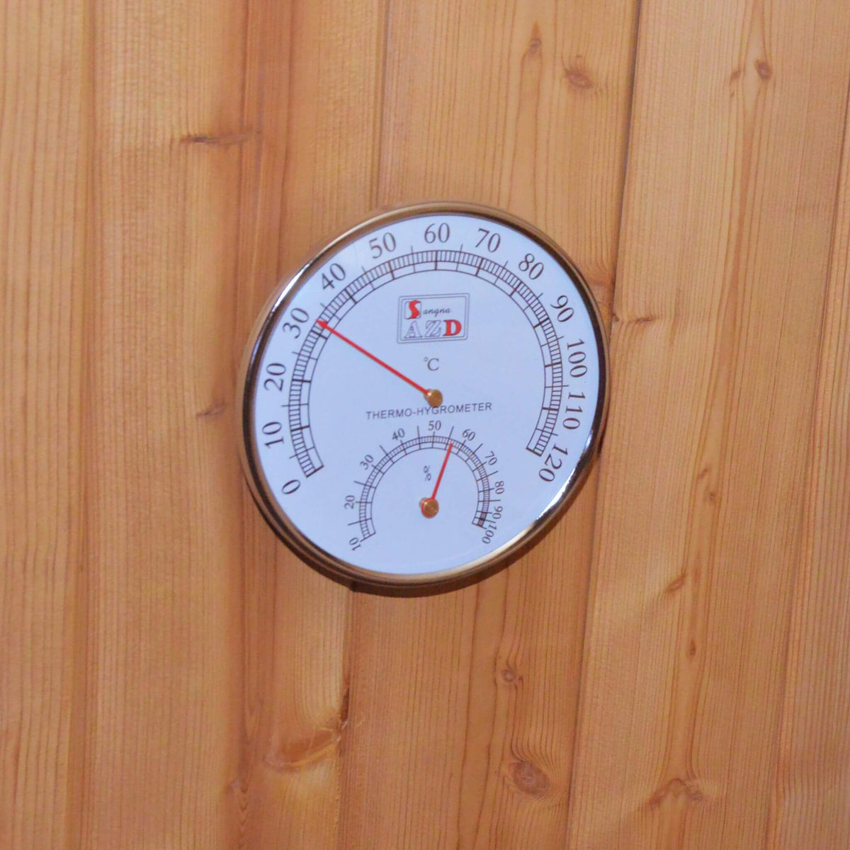 Thermora Ignite Large Premium American White Oak Outdoor Wooden Barrel Sauna With 4.5KW Sauna Heater (SAK45968)